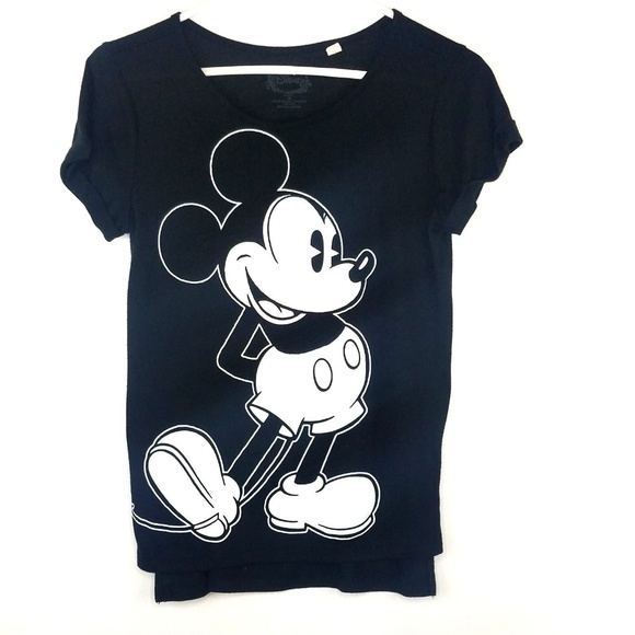 Disney Tops - ⬇Disney Mickey Mouse Character Black & White Shirt
